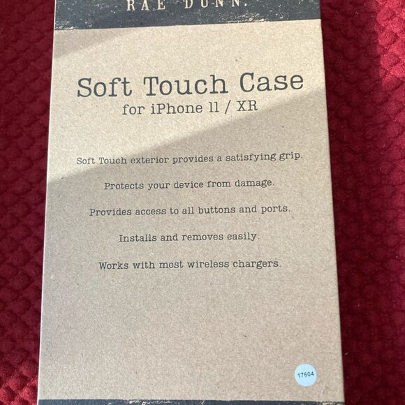 RAE DUNN HELLO Soft Touch Case Phone Protector. 11 / XR - Picture 2 of 2